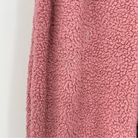 Lola and the Boys 8 Bright Smiley Patch Fuzzy 0135 pants pink girl Sherpa - Picture 4 of 13